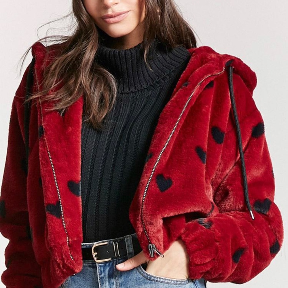 Ladybug Fluffy Sweater
